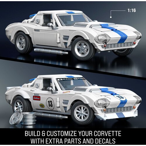 Hot_Wheels Brick Shop Elite Series Corvette - 1 k. Slike