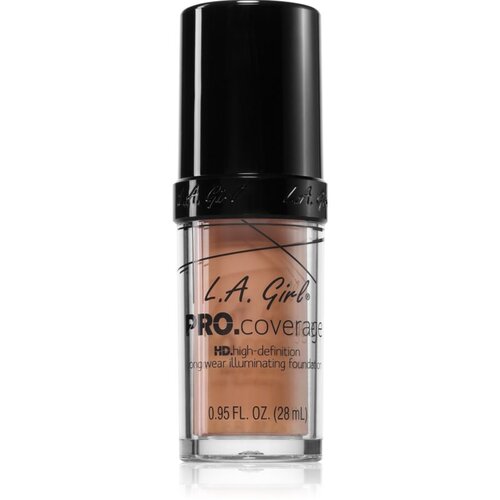 L.A. Girl Cosmetics PRO. Coverage tekoči puder za osvetljevanje odtenek Nude Beige 28 ml Cene