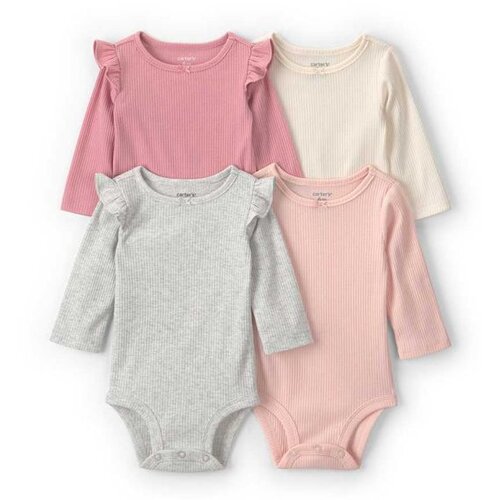 Carter&amp;#039;s bodi za bebe devojčice - set od 4 kom. Slike