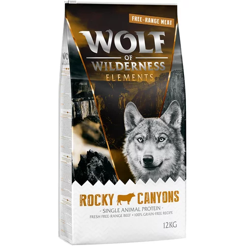 Wolf of Wilderness "Rocky Canyons" govedina iz slobodnog uzgoja - bez žitarica - 2 x 12 kg