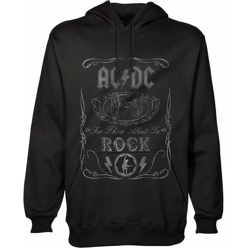 ACDC Majica Unisex Pullover Hoodie Cannon Swig XL Crna