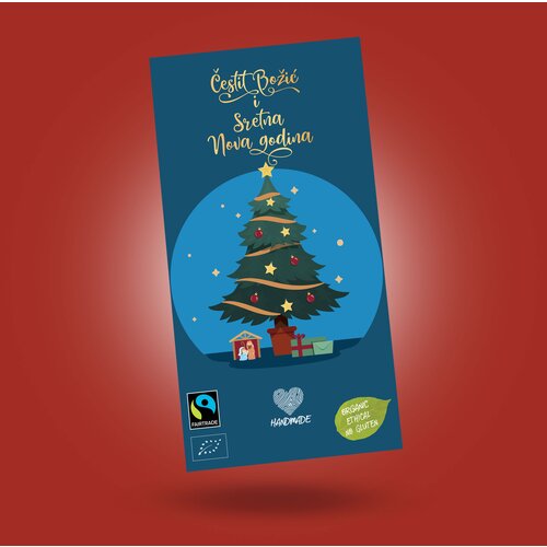 Vrsna Chocolates &amp;quot;Božić i Nova godina&amp;quot;, organska čokolada s kokosom Slike
