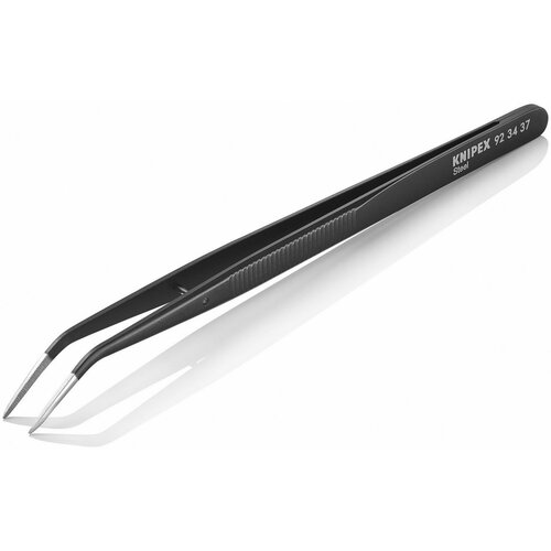 Knipex zakrivljena precizna &amp;scaron;picasta pinceta 155mm - pod 25&amp;deg; (92 34 37) Slike