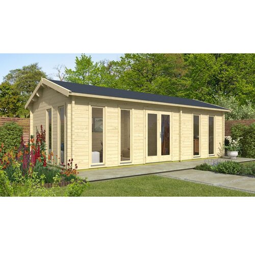 Male kuće Drvena kuća FIRENZE B 800 &times; 400 cm sa &scaron;indrom Cijene