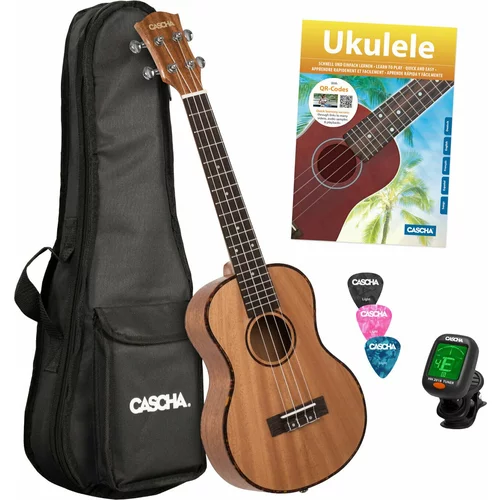 Cascha HH2049 Premium Tenor ukulele Natural
