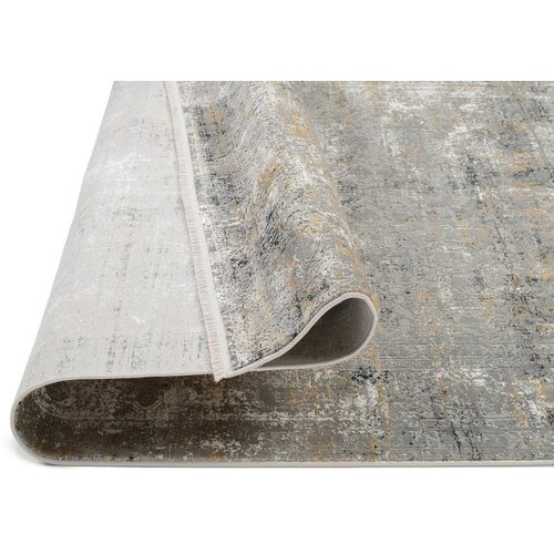 Dieter Knoll TKANA PREPROGA Lacona 140/200 cm tkano siva Slike