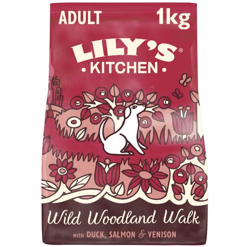 Lily's Kitchen wild woodland walk adult - raca, losos in divjačina 1 kg Cene