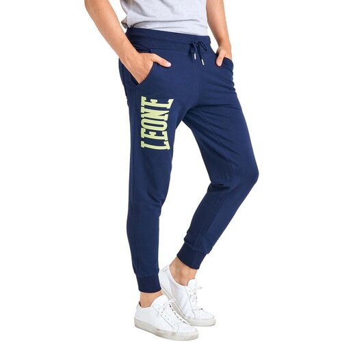 Leone 1947 Spodnji deli trenirke Man Pant Rib Fleece Modra Cene