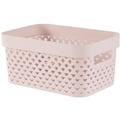 Curver Svijetlo ružičasta plastična kutija za pohranu 26x17,5x12 cm Pure – Cijene