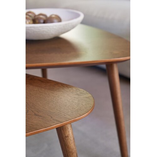 Unique Furniture rjave mizice v hrastovem dekorju v kompletu 2 ks 70x100 cm adda &amp;ndash; Slike