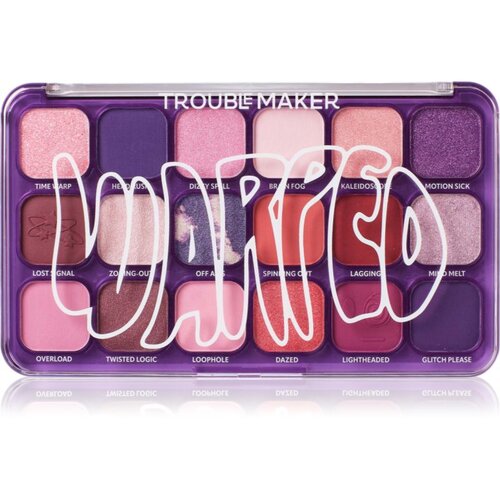 Trouble Maker Big Trouble paleta senčil za oči odtenek Warped 27 g Cene