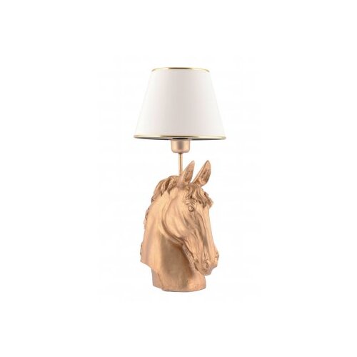 Opviq stona lampa horse white gold Slike