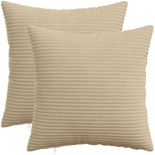  Presvlaka za jastuk 2 pcs HEERLEN Sivosmeđa 40 x 40 cm Kord Cene