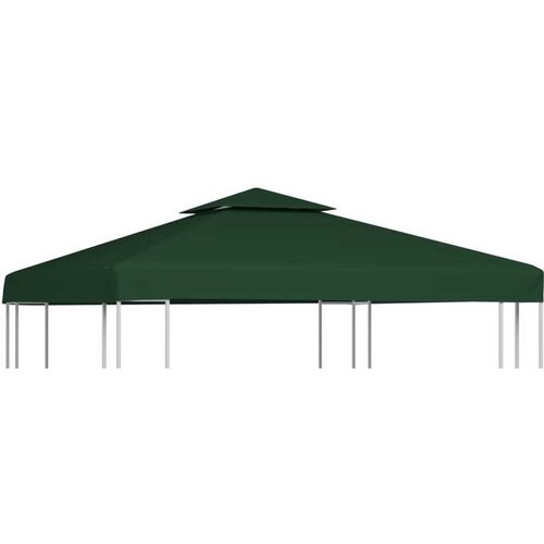  Nadomestna streha za paviljon 310 g/m&sup2; zelena 3x3 m Cene