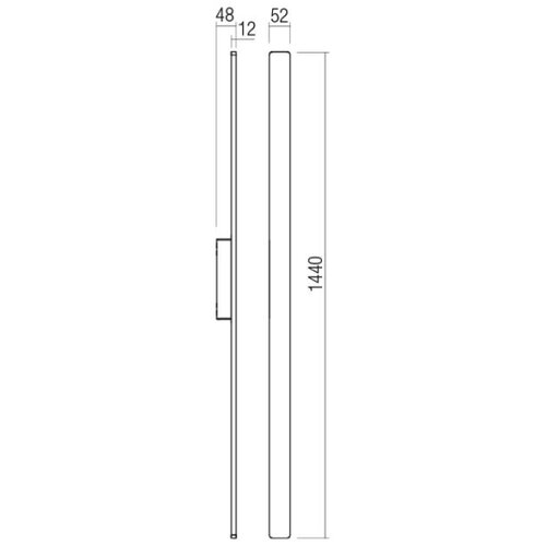  Redo 90625 -LED Spolja&amp;scaron;nje zidno svetlo REFLEXA LED/24W/230V 3000K IP54 crna Slike