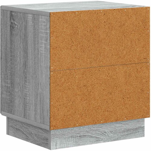  Noćni ormarić 2 pcs Siva Sonoma 43 x 34,5 x 47 cm Slike
