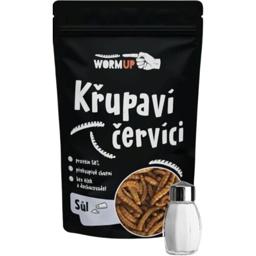 WormUp hrustljavi črvi s soljo 80 g Cene