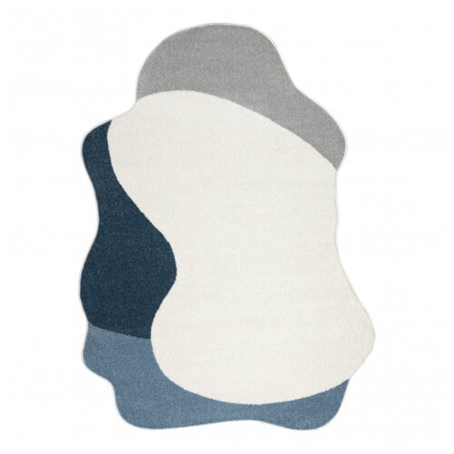 RugsX Preproga FUSION 5710 bela / temno modra Shape - Abstrakcija, moderna, abstraktna, nepravilno 200x290 cm, (5000176466) Cene