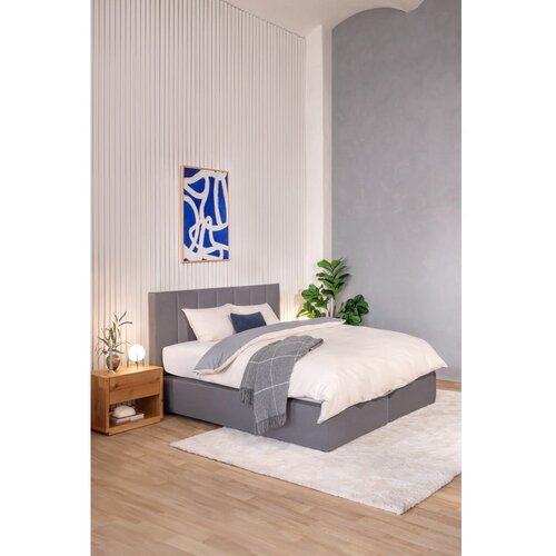 Bonami Selection sivi boxspring krevet 180x200 cm olia bold line &amp;ndash; Slike