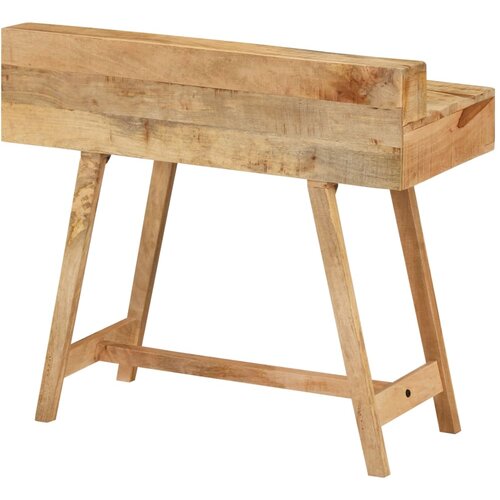  Radni stol 100 x 45 x 90 cm od masivnog grubog drva manga Slike