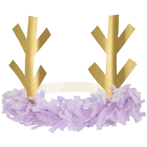 Meri Meri 8 dijelni set dječjih ukrasnih obruča za glavu reindeer fringe antler Slike
