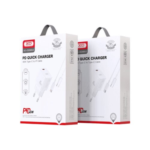 XO Kucni punjac CE09 PD 45W Type C – glava White Cijene