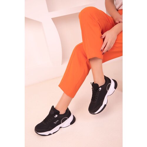 Soho Black and White Women&amp;#039;s Sneaker 18127 Slike