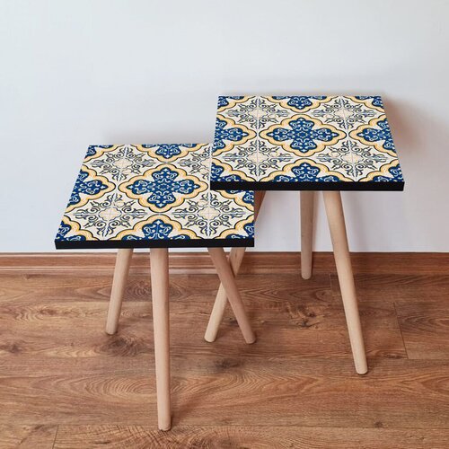 Hanah home set klub stočića 2Shp38, 2 komada, Šareni Cene