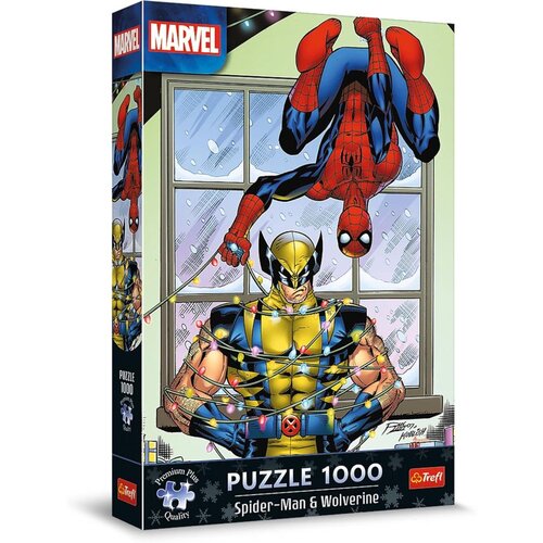 Trefl Božić Spider-Mana i Wolverine-a, premium plus kvaliteta slagalica od 1000 dijelova - Cene