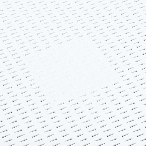 VidaXL Bočni stol bijeli 54 x 54 x 36,5 cm plastični Slike