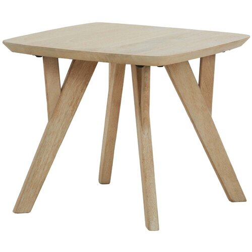 Light &amp;amp; Living Pomoćni stol od masivnog manga 50x50 cm Quenza &amp;ndash; Slike