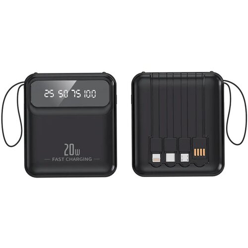  Power Bank Fast Charger 20000 mAh crni Cene
