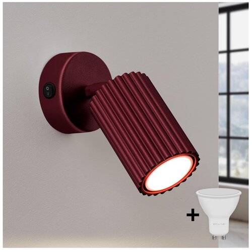  Brilagi - LED zidni spot CRESTO 1xGU10/10W/230V bordo Cene