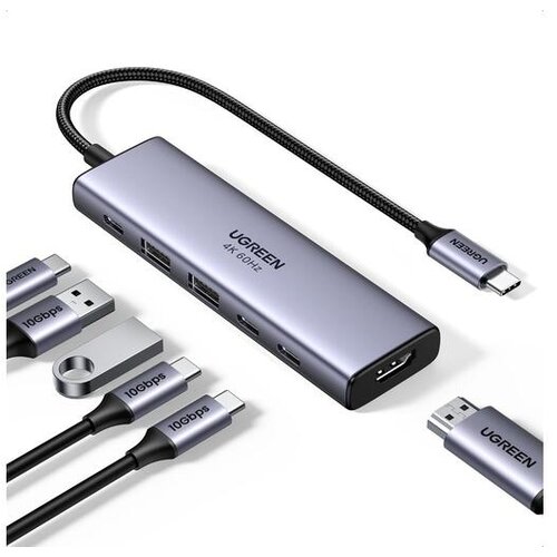 Ugreen CM511 usb-c hub 4K/60Hz 6 u 1 Cene