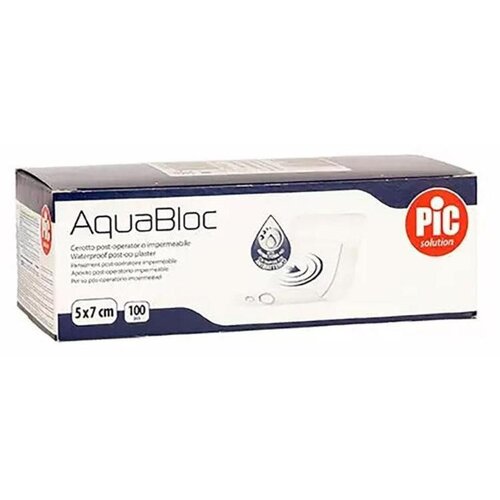 Pic Solution Antibakterijski pooperativni obliž PiC AquaBloc 5 x 7 cm 100x Slike