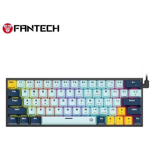 Fantech gaming tastatura MK811 atom HE68, žična, magnetna, rgb, crna (emerald switch) Slike