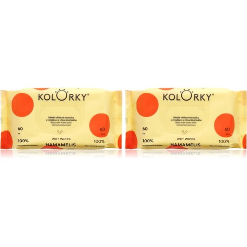 Kolorky Wet Wipes Hamamelis set Slike