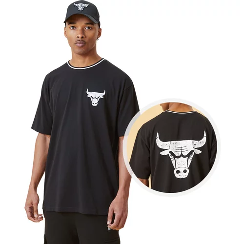 New Era Chicago Bulls Distressed Graphic Oversized majica