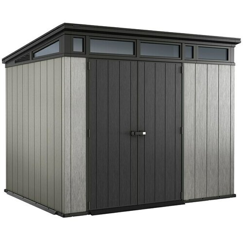 Keter PVC vrtna hi&amp;scaron;ka Artisan (218 x 277 cm, iz umetnega materiala DuoTech, siva/antracit) Slike