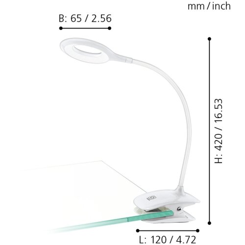 Eglo cabado reflektor/1, s kvač. led, 3w, 80lm, bijela Cijene