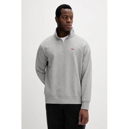 Levi&amp;#039;s pulover mo&amp;scaron;ki bombažen ORIGINAL HM 1/4 ZIP Slike