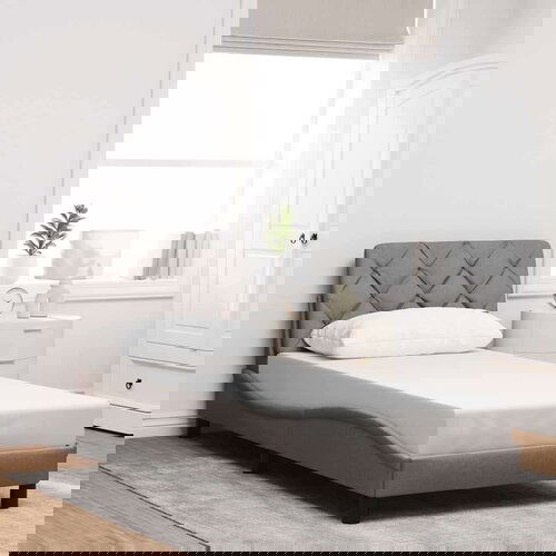  posteljni okvir brez vzmetnice Taupe 90x190cm Tkanina, (21790706) Cene