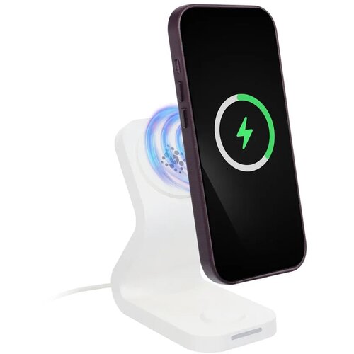  Kožna Mag Cover maska kompatibilna s MagSafe za iPhone 14 tamno ljubičasta Slike