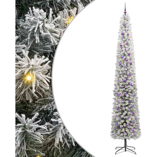 VidaXL Umjetno božićno drvce Zelena 300 cm PVC i čelik i plastika Slike