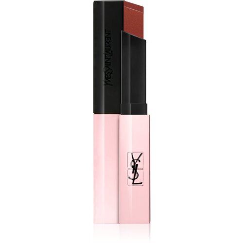 Yves Saint Laurent Rouge Pur Couture The Slim Glow Matte mat vlažilna šminka s sijajem odtenek 211 Transgressive Cacao 2 g Cene
