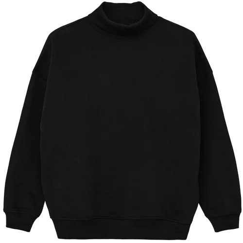 s.Oliver Sweater majica bež / sivkasto ljubičasta (mauve) / crna