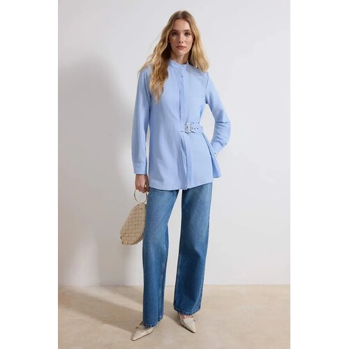 Trendyol Modest Ženska ko&amp;scaron;ulja Tctss26Tg00022, Svetloplava Slike