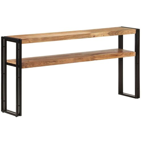  Konzolni stol 150 x 30 x 75 cm od masivnog bagremovog drva Slike