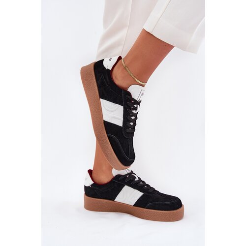 Daniel Lopez Just Dare BIG STAR SHOES Suede Women Sneakers Big Star by Daniel Lopez Cene