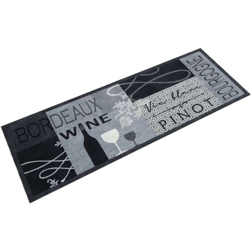  Tepih perivi s uzorkom boce vina 45x150 cm bar&amp;scaron;unasti Slike